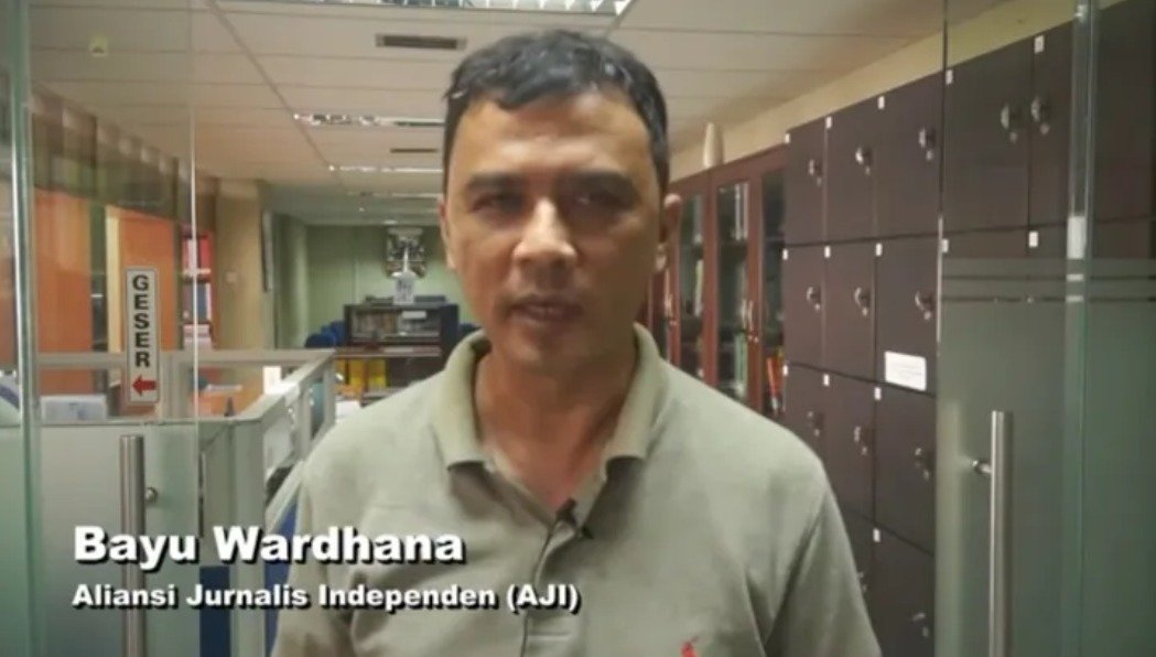 Bayu Wardhana Aliansi Jurnalis IndependenAJI